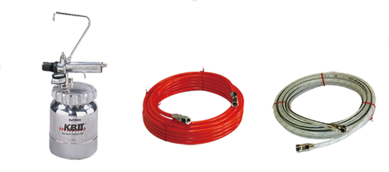 DAH-XX - Remote Pressure Feed Cup / Hose sets